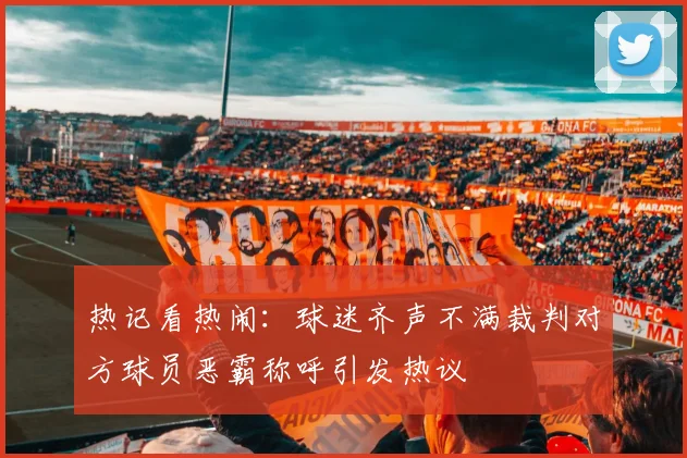 热记看热闹：球迷齐声不满裁判对方球员恶霸称呼引发热议