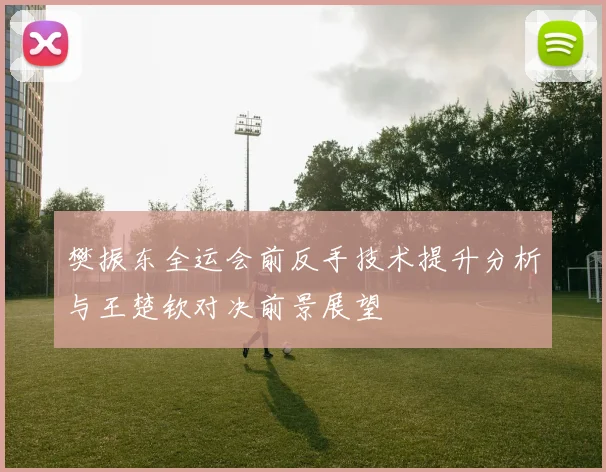 樊振东全运会前反手技术提升分析与王楚钦对决前景展望